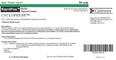 Cyclophene Principle Display Label.jpg Cyclophene Kit - Cyclophene Principle Display Label